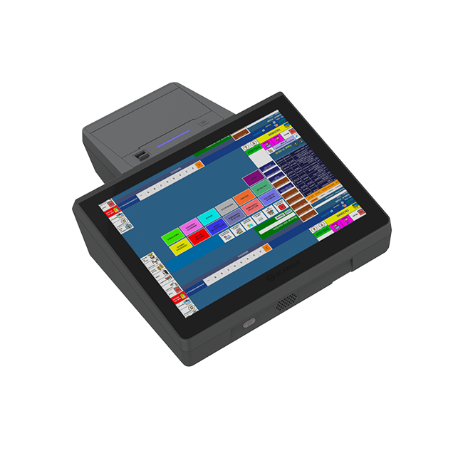 Scangle K2 All in one POS Cash Register dengan Pencetak haba Autocutter 58mm menyokong tingkap & OS Android