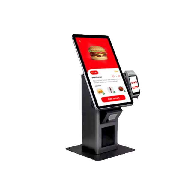 Scangle 21.5 inci Terminal POS kiosk pesanan sendiri